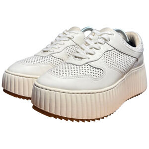 Dolce Vita Dashia Women's 7.5 White Leather Platform Sneakers